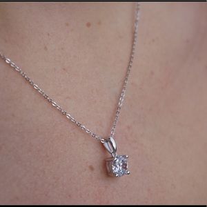 J&LBIJOUX Jewelry - S925 April (clear) birthstone necklace J&LBIJOUX Jewelry - S925 April (clear) birthstone necklace